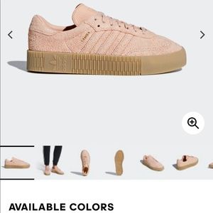 Adidas SAMBA ROSE SHOES pink size 8.5